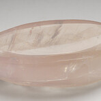 Genuine Polished Rose Quartz Dish // .65 lbs