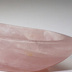 Genuine Polished Rose Quartz Dish // 1.1 lbs