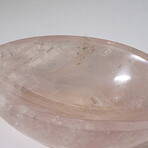 Genuine Polished Rose Quartz Dish // .6 lbs