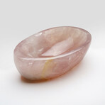 Genuine Polished Rose Quartz Bowl from Brazil // 4 lbs