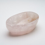 Genuine Polished Rose Quartz Bowl from Brazil // 2.6 lbs