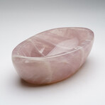 Genuine Polished Rose Quartz Bowl from Brazil // 4.1 lbs