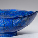 Genuine Polished Lapis Lazuli Oval Bowl // 376.4 grams