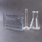 Acrylic Chemical Element Display with Real Elements