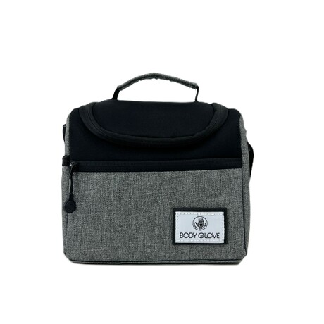 Body Glove Zip Top Lunch Tote // Gray