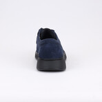 Suede Slip-On Dress Shoe // Dark Blue (Euro: 39)