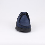 Suede Slip-On Dress Shoe // Dark Blue (Euro: 39)