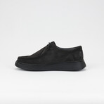 Suede Slip-On Dress Shoe // Black (Euro: 45)