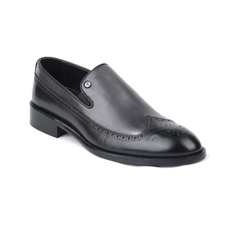 Loafer Dress Shoe // Black + Gray (Euro: 39)