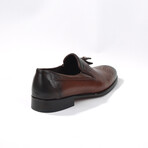 Brogue Loafer Dress Shoe // Brown + Black (Euro: 40)