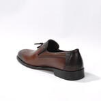 Brogue Loafer Dress Shoe // Brown + Black (Euro: 44)