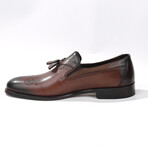 Brogue Loafer Dress Shoe // Brown + Black (Euro: 42)