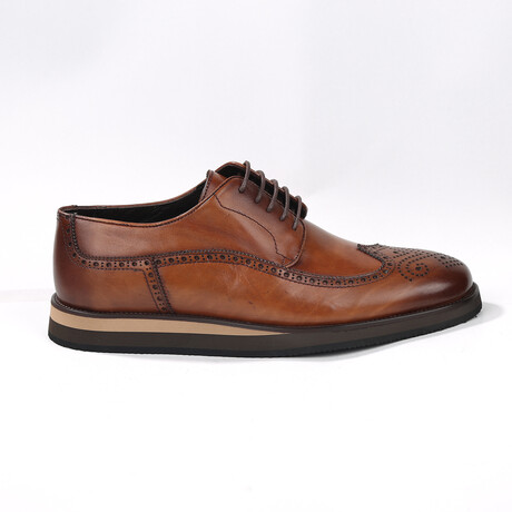 Brogue Dress Shoe // Tobacco (Euro: 39)