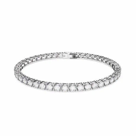 3mm Moissanite Tennis Bracelet for Men // Silver