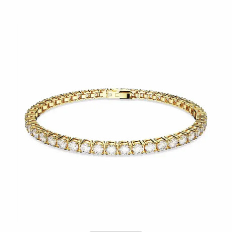 3mm Moissanite Tennis Bracelet for Men // Gold