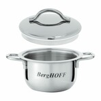 BergHOFF 18/10 Stainless Steel 2.5" Mini Pots, Set of 2