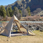 RX Pyramid Tent (M) // Inner Tent + Outer Tent // Tan