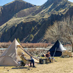 RX Pyramid Tent (M) // Inner Tent + Outer Tent // Tan