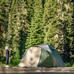 THE One Touch Dome Tent (M) // Gray