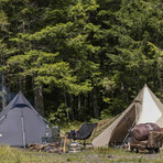 RX Pyramid Tent (M) // Inner Tent + Outer Tent // Black