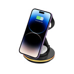 4-in-1 Magnetic Rotatable Wireless Chargers // Black