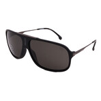 Carrera // Men's // Cool65 003 Pilot Sunglasses // Matte Black + Gray Polarized