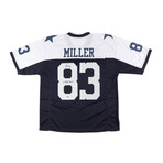 Anthony Miller Signed Tennessee Vols Jersey, Anthony Miller Signed Cowboys Jersey Inscribed "5x Pro", & Anthony Miller Signed Chargers Jersey Inscribed "5x Pro"