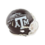 Johnny Manziel Signed Texas A&M Aggies 8x10 Photo "$ Money Manziel $", Signed Texas A&M Mini Helmet "Texas A&M HOF '22" + "'12 Heisman", + Signed Jersey "Texas A'M HOF '22" + "'12 Heisman"