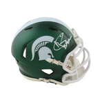 Andre Rison Signed Michigan State Spartans Speed Mini Helmet Inscribed "Bad Moon" & Andre Rison Signed Green Bay Packers Jersey