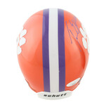 Travis Etienne Jr. Signed Clemson Jersey, Travis Etienne Signed Clemson Tigers Mini-Helmet Inscribed "Tiger King" + Tee Higgins Signed Clemson Jersey