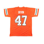 Michael Irvin Signed Miami Hurricanes Jersey & Ray Lewis Signed Miami Hurricanes Jersey