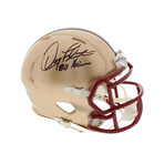 Doug Flutie Signed Boston College Eagles Jersey & Doug Flutie Signed Boston College Eagles Speed Mini Helmet Inscribed "84 Heisman"