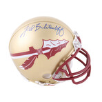 Fred Biletnikoff Signed Florida State Seminoles Seminoles Mini Helmet & Fred Biletnikoff Signed Raiders Jersey