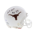 Earl Campbell Signed Jersey Inscribed "HT 77" & Earl Campbell Signed Texas Longhorns Longhorns Speed Mini Helmet Inscribed "HT 77"