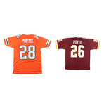 Clinton Portis Signed Miami Hurricanes Jersey Inscribed "01 NATL Champs" & Clinton Portis Signed Washington Redskins Jersey