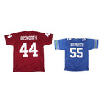 Brian Bosworth Signed Oklahoma Sooners Jersey & Brian Bosworth Signed Seattle Seahawks Jersey