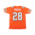 Clinton Portis Signed Miami Hurricanes Jersey Inscribed "01 NATL Champs" & Clinton Portis Signed Washington Redskins Jersey