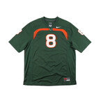 Frank Gore Signed Miami Hurricanes Jersey, Duke Johnson Nike Signed Miami Hurricanes Jersey Inscribed " All-Time Rushing Champ", & Jeremy Shockey Signed Miami Hurricanes Jersey