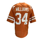 Earl Campbell Signed Texas Longhorns Jersey Inscribed "HT 77" & Ricky Williams Signed Texas Longhorns Jersey