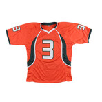 Frank Gore Signed Miami Hurricanes Jersey, Duke Johnson Nike Signed Miami Hurricanes Jersey Inscribed " All-Time Rushing Champ", & Jeremy Shockey Signed Miami Hurricanes Jersey