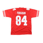 Jake Ferguson Signed Wisconsin Badgers Jersey & Jake Ferguson Signed Dallas Cowboys Jersey (Gameday)