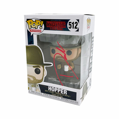 David Harbour Autographed 'Stranger Things' Funko Pop! Figure