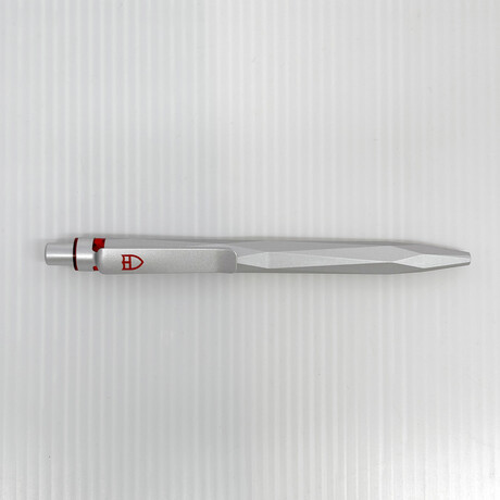 Tudor // Pen With Original Box // Silver + Red