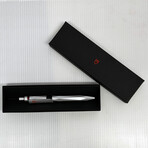 Tudor // Pen With Original Box // Silver + Red