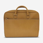 Rolex // Men's Leather Briefcase // Brown