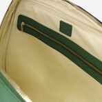 Rolex // Men's Leather Briefcase // Green