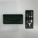 Rolex // Leather Manicure Set // Set of 3 // Green