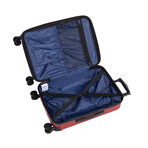 American Flyer Moraga 3-Piece Hardside Spinner Luggage Set // Red