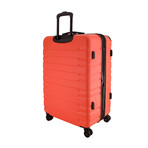 American Flyer Mina 3-Piece Hardside Luggage Set // Coral