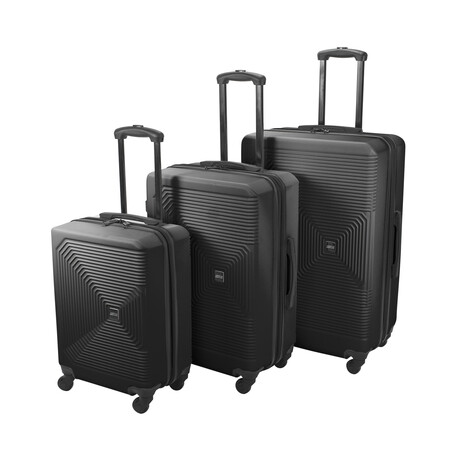 American Flyer Knox 3-Piece Hardside Luggage Set // Black